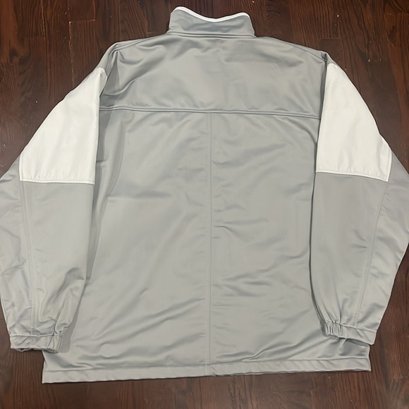 Grey/silver zip front jacket - Picture 3 of 3